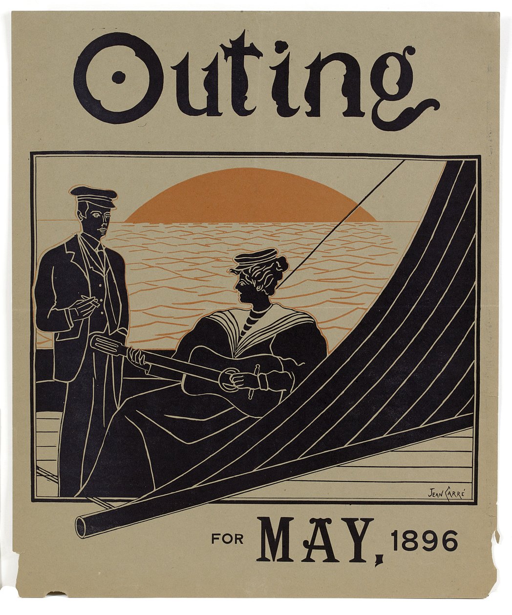 Udflugt, for maj, 1896, 1896 (tryk) af Jean Carré