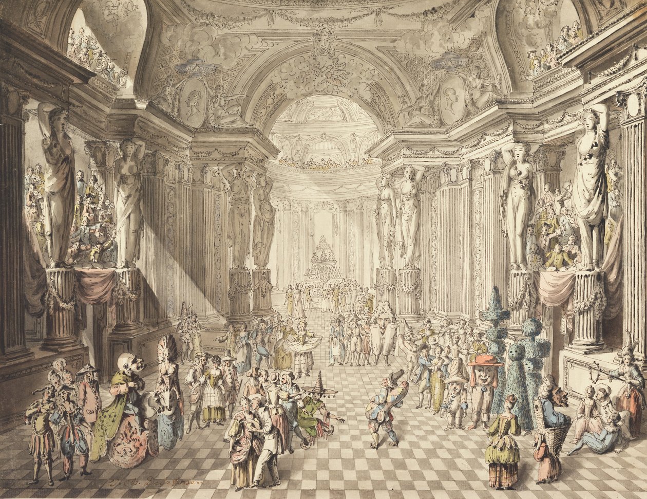 En maskerade af Charles de la Fosse