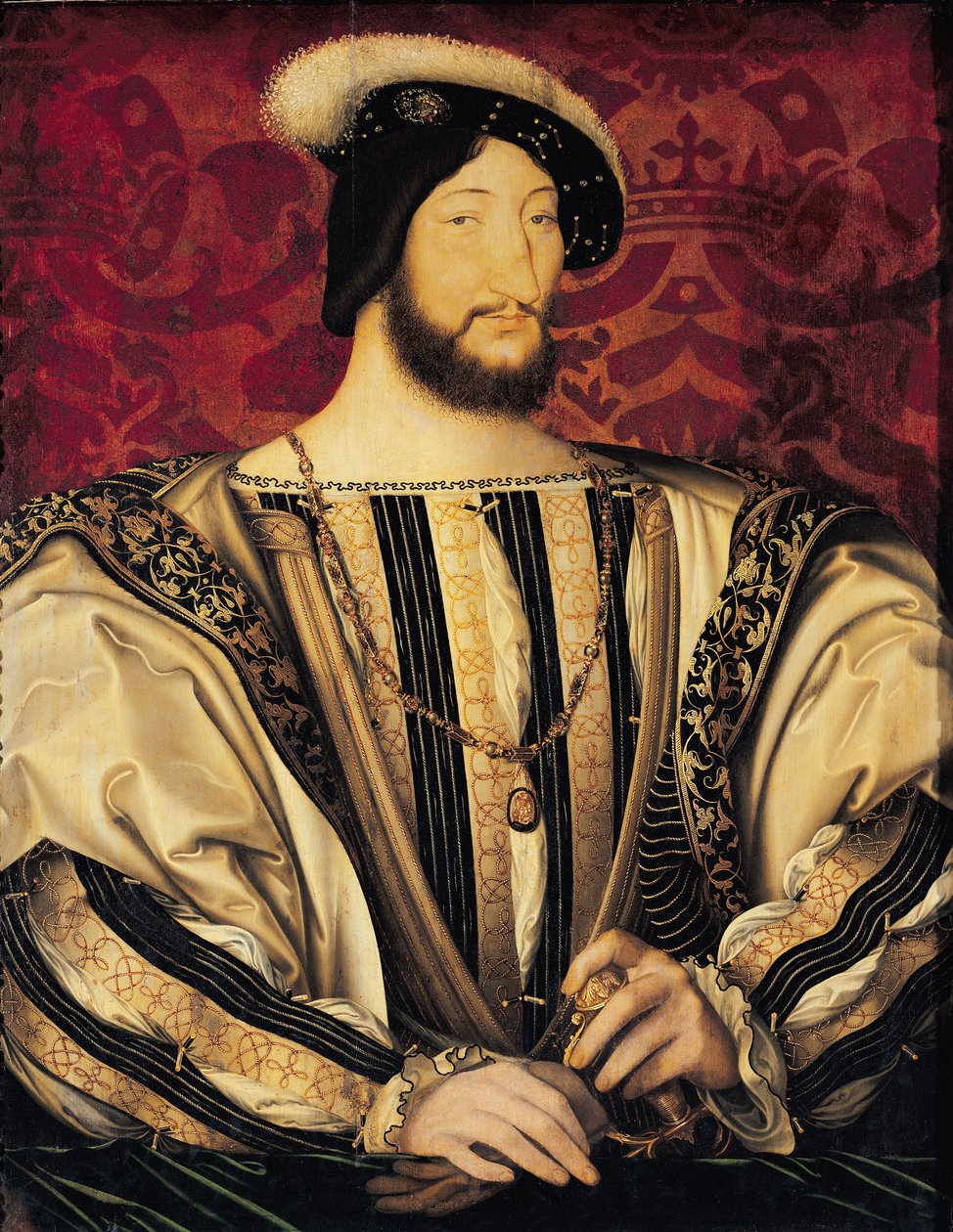 Francois I (1494-1547) af Jean Clouet