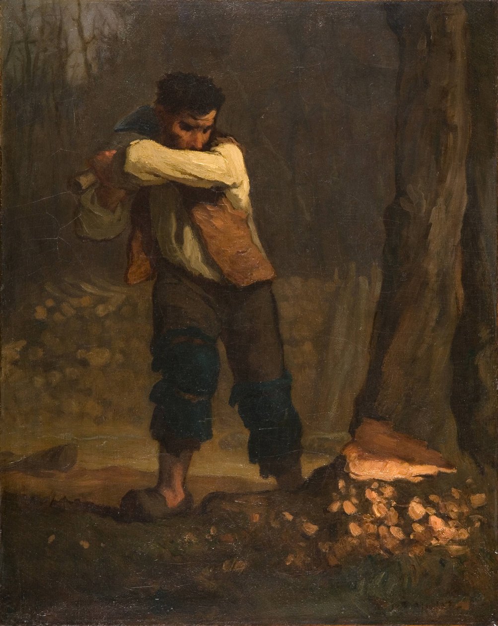 Skovhugger af Jean Francois Millet