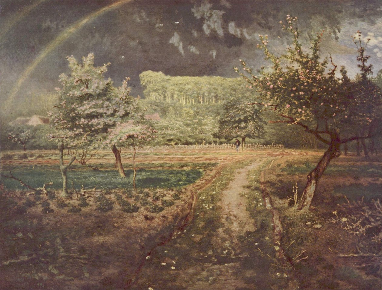 forår af Jean Francois Millet