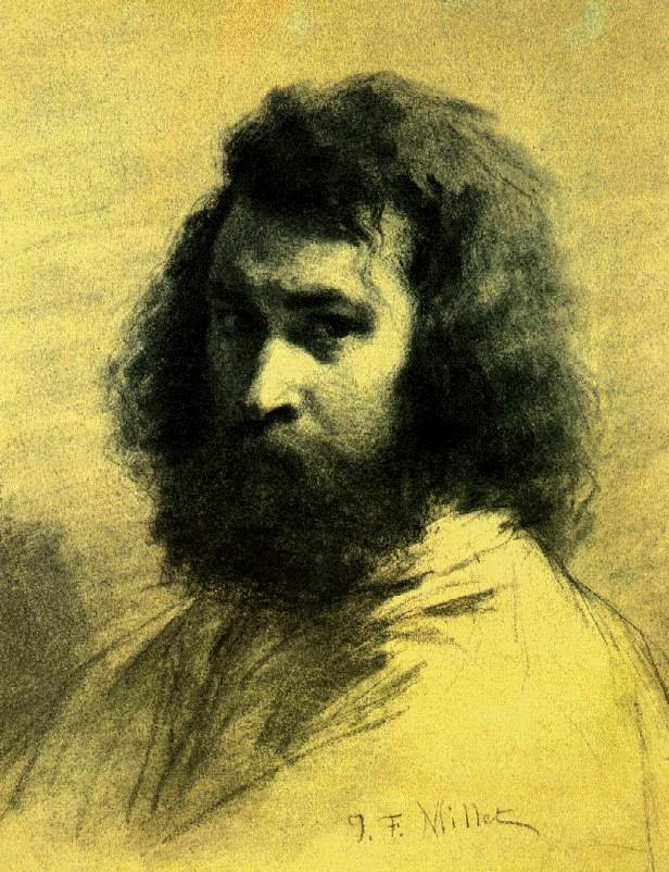 Selvportræt af Jean Francois Millet