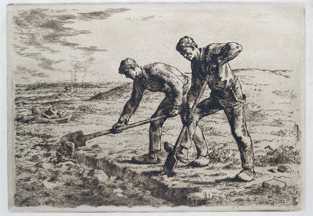 Graverne, 1855 - 1856 af Jean Francois Millet
