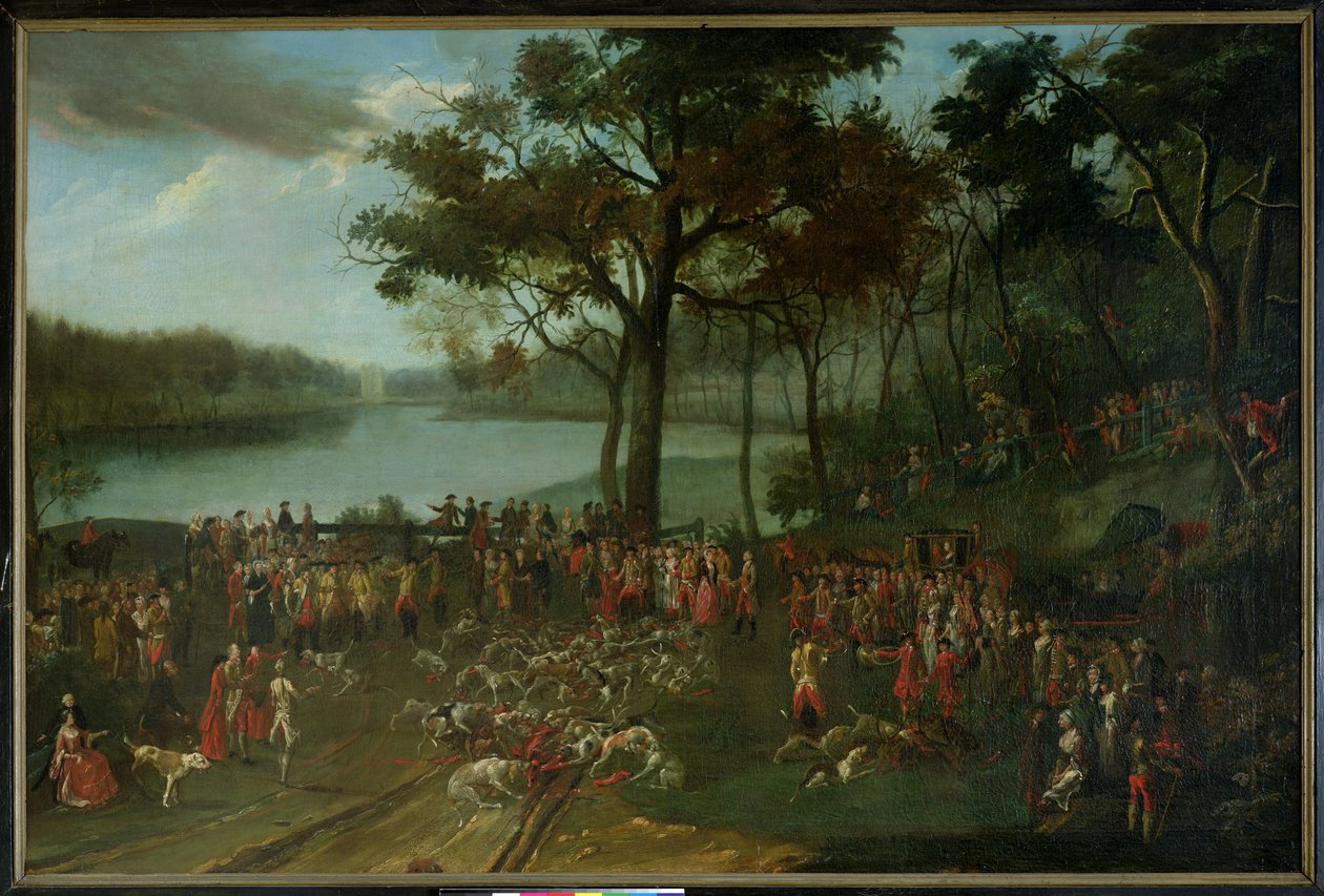 Stenbruddet ved Etangs de Commelles i 1771 af Jean Francois Perdrix