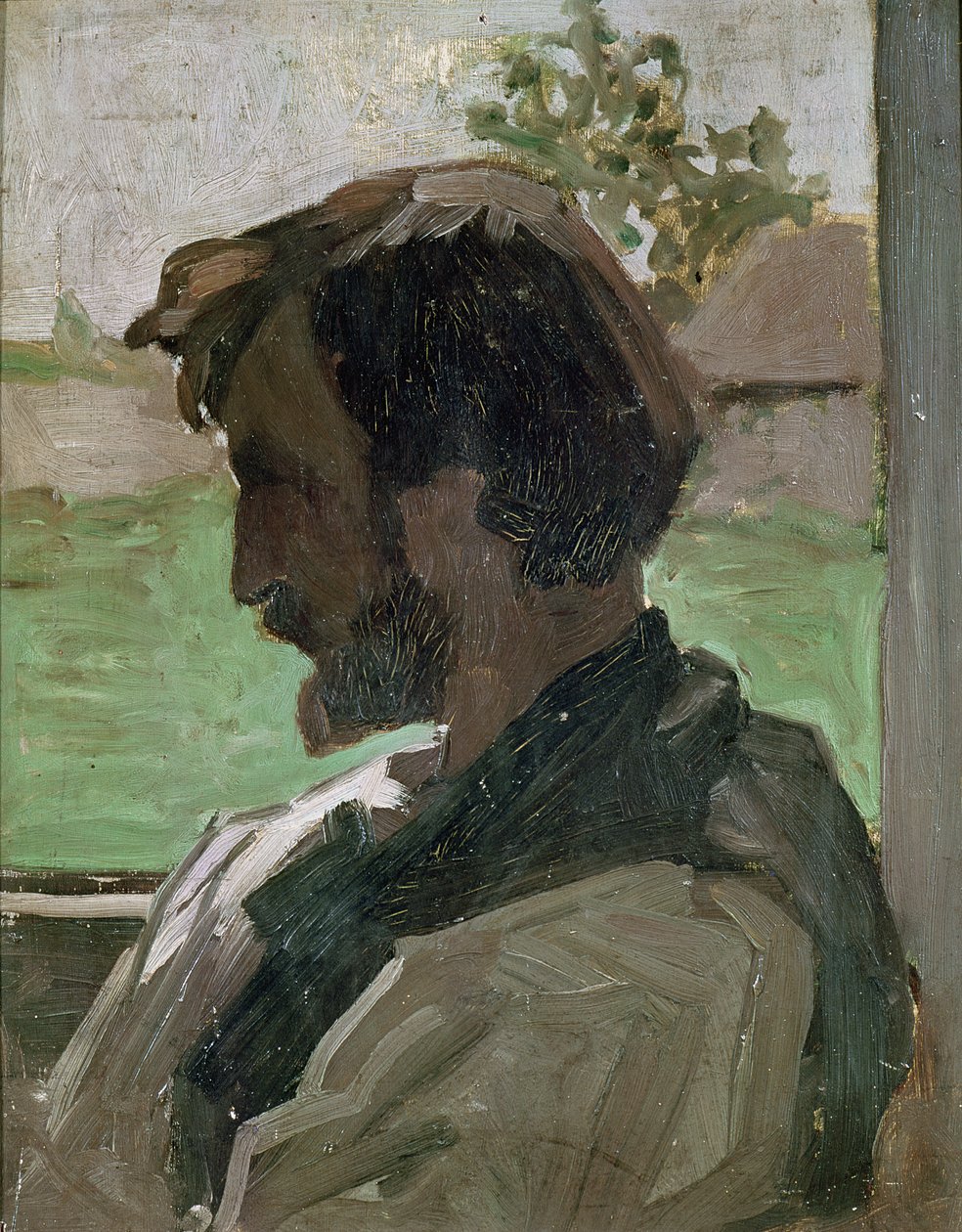 Selvportræt i Saint-Saveur, 1868 af Jean Frederic Bazille
