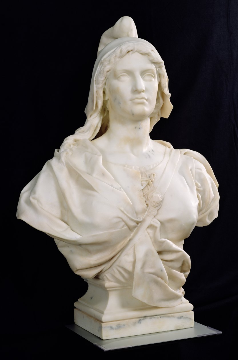 Republikken, 1880 (marmor) af Jean Gautherin