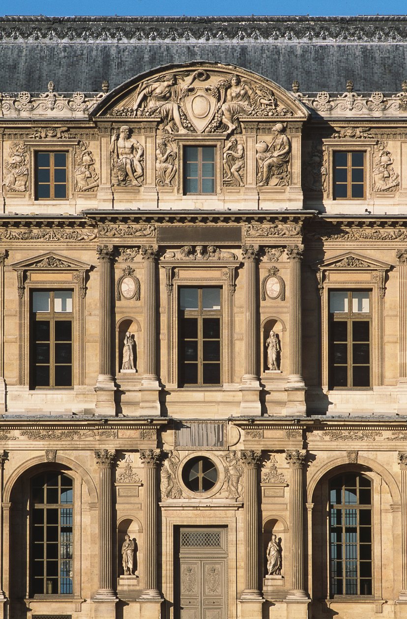 Cour Carree; Lescot fløj af Jean Goujon