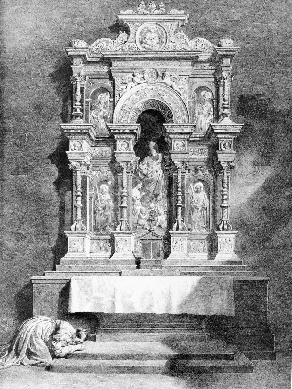 Autel dOlbein af Jean Honore Fragonard