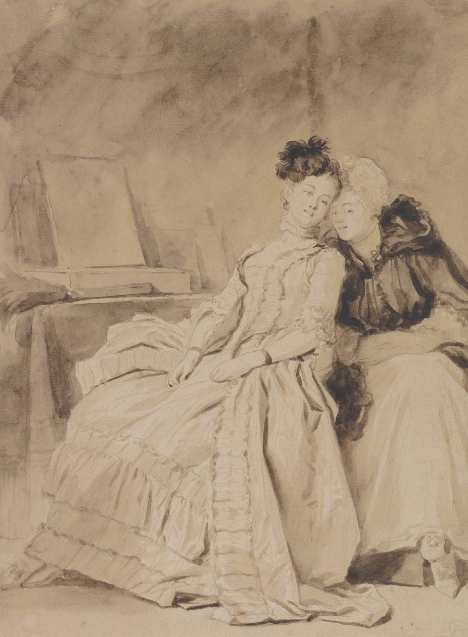 Den intime samtale af Jean Honore Fragonard