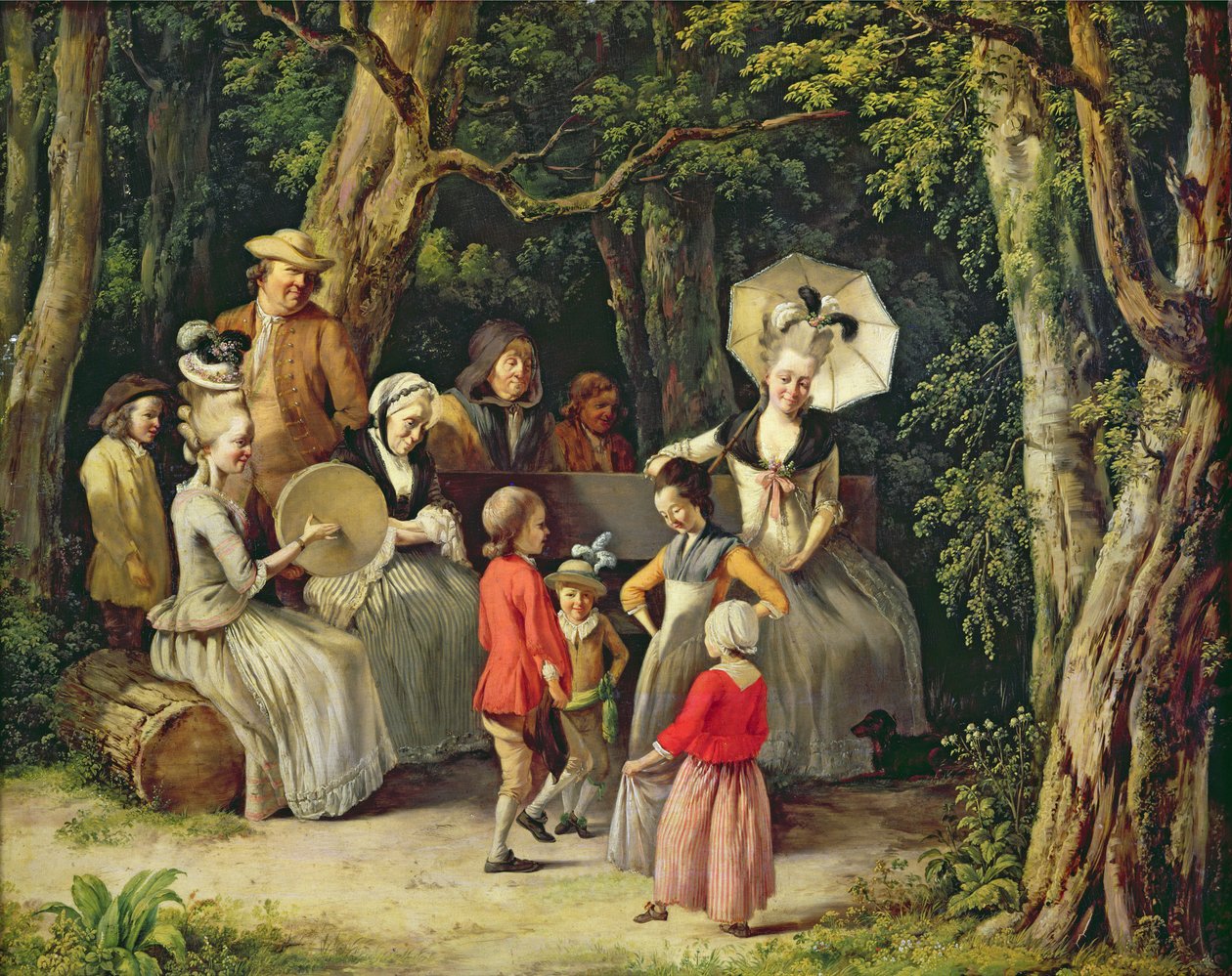 Børn danser af Jean Jacques de Boissieu