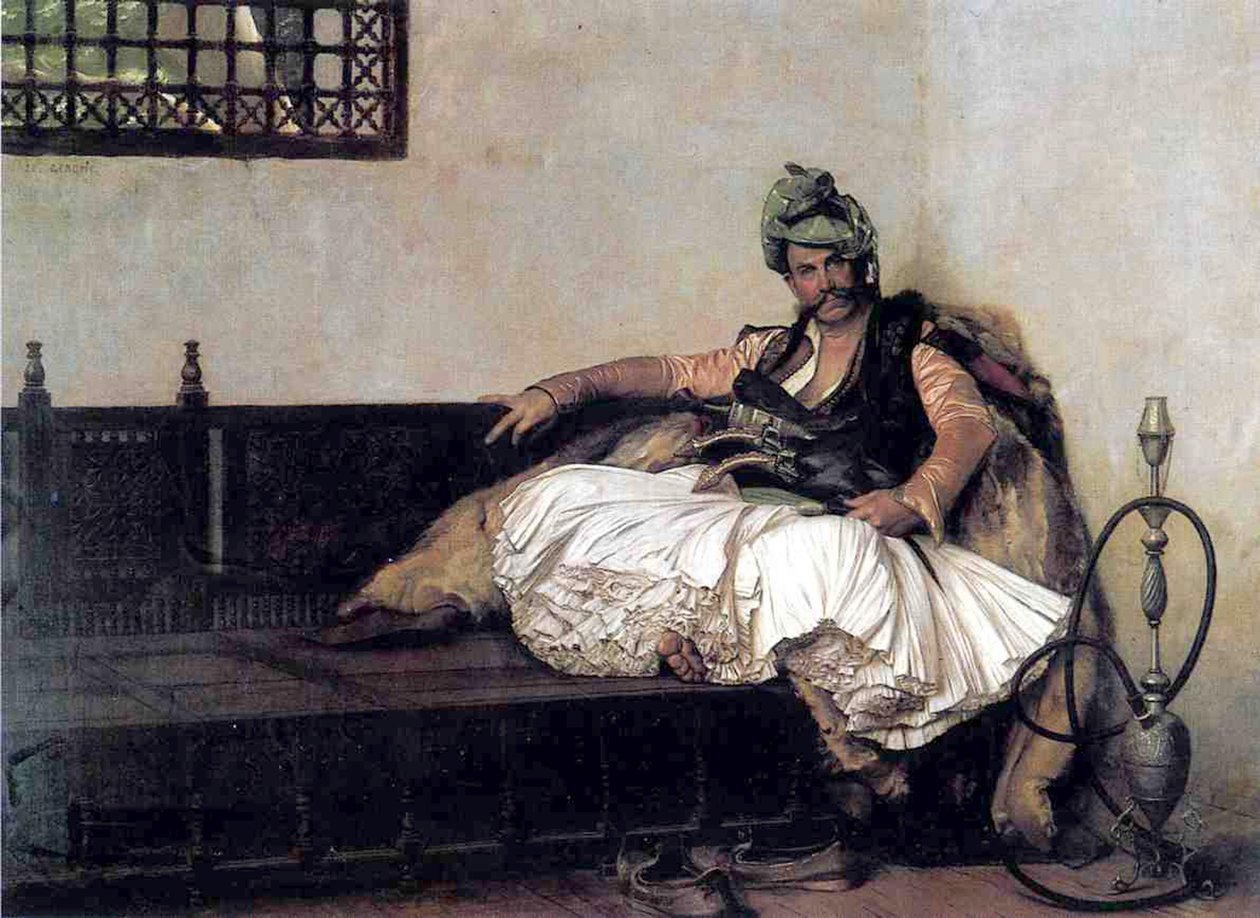Bashi-Bouzouk Chief, c.1881 af Jean Leon Gerome
