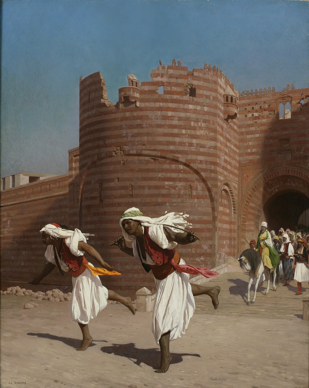 Pashaens løbere af Jean Leon Gerome