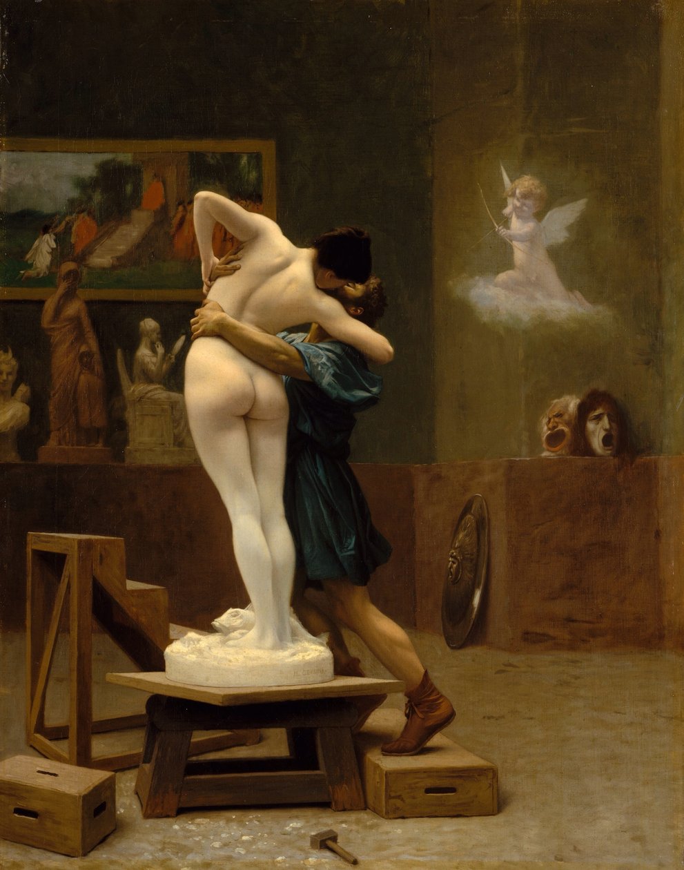 Pygmalion og Galatea af Jean Leon Gerome
