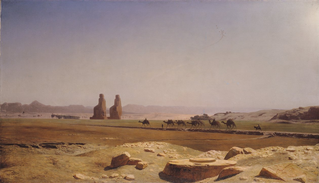 Thebensletten i Øvre Egypten, 1857 af Jean Leon Gerome