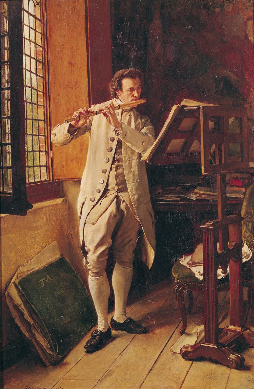 Fløjtespilleren af Jean Louis Ernest Meissonier