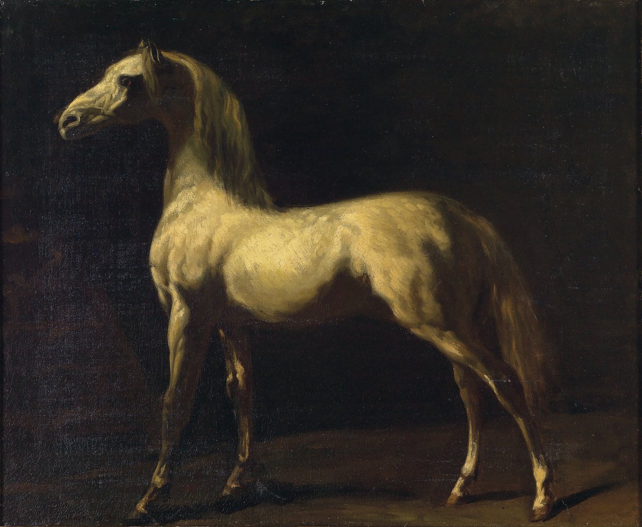 En stående hest af Theodore Gericault