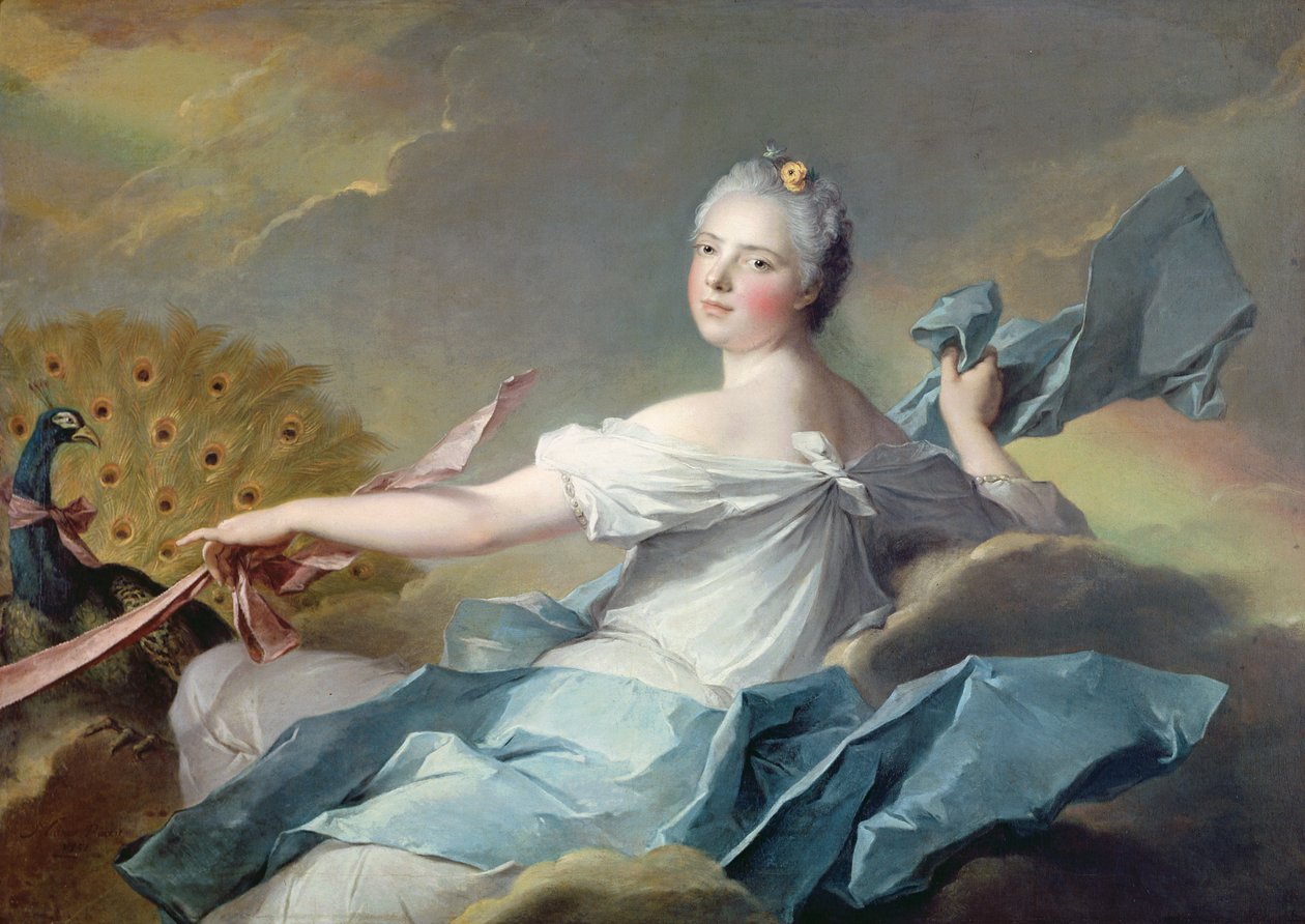Adelaide de France, som luftens element, 1750-1 af Jean Marc Nattier
