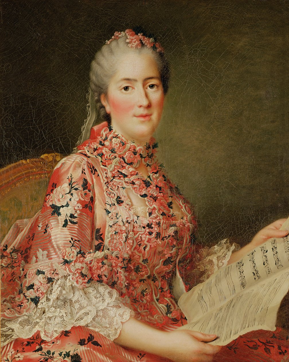 Portræt af Victoire of France (1733-99) af Jean Marc Nattier