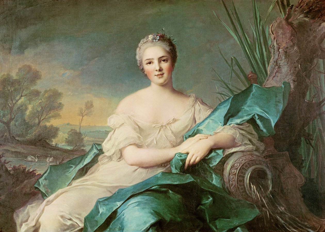 Victoire de France som vandets element, 1750-1 af Jean Marc Nattier