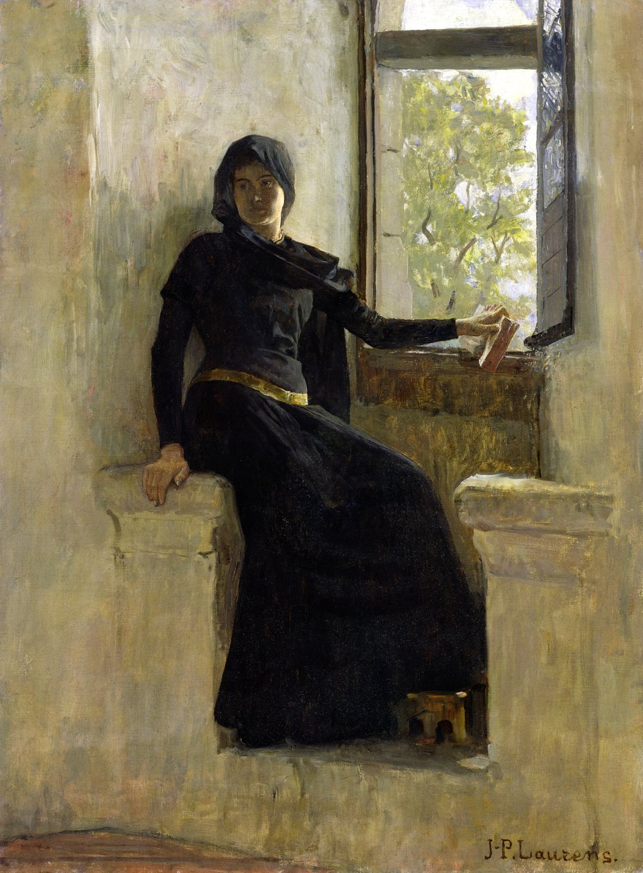 Venter, før 1905 af Jean Pierre Laurens