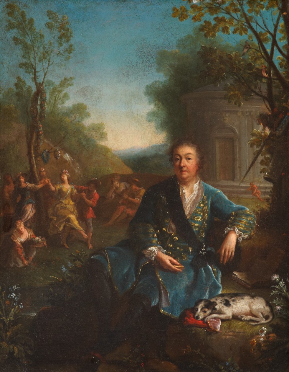 Portrætstudie af Philippe de Vendome, Frankrigs Grand Prior af Jean Raoux