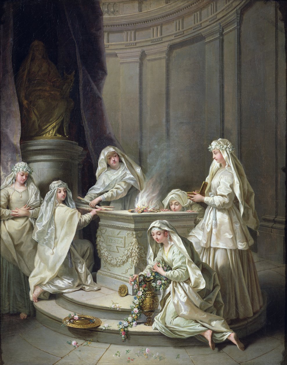 Vestal Jomfruer, 1727 af Jean Raoux