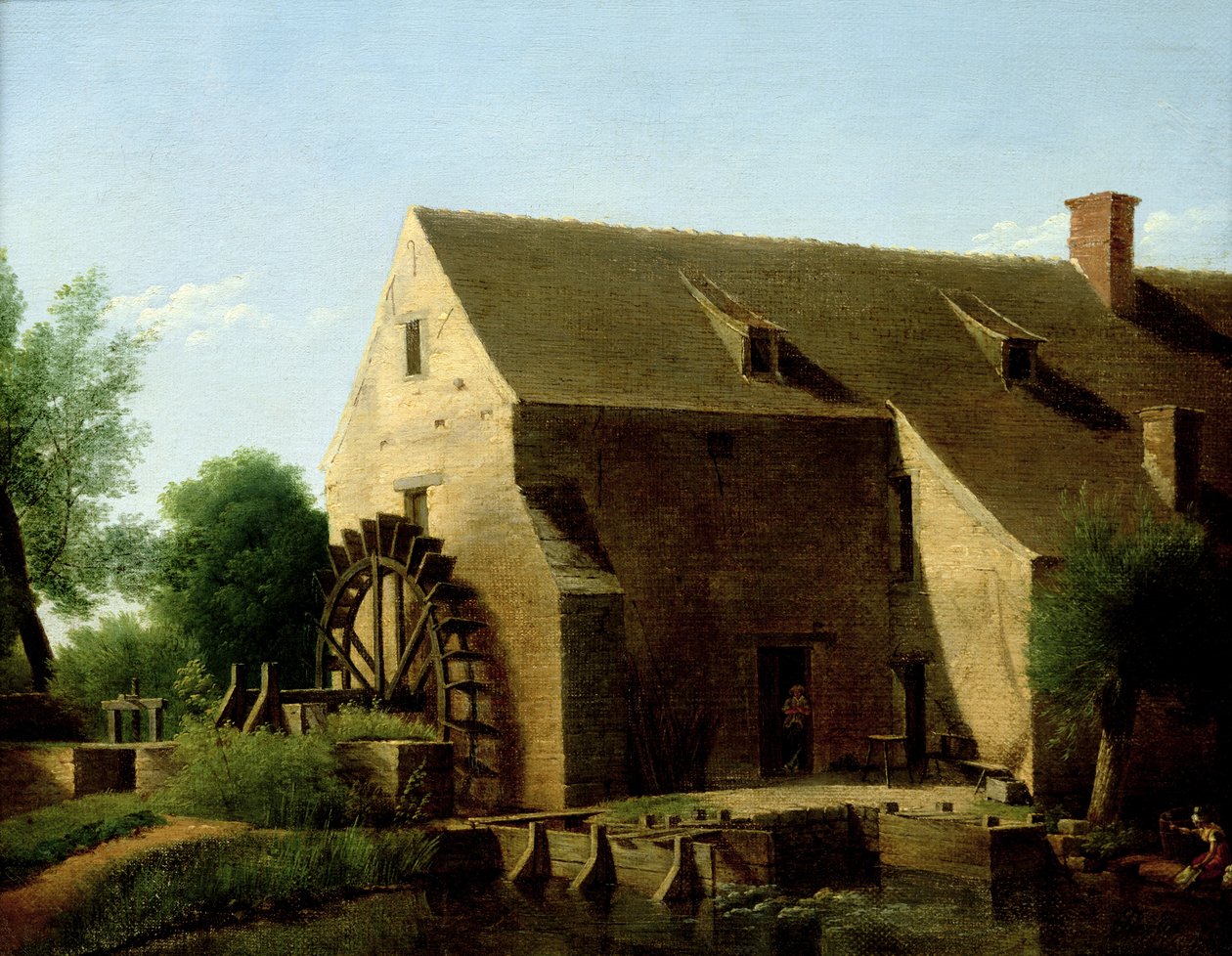 En Mølle, 1800-06 af Jean Victor Bertin