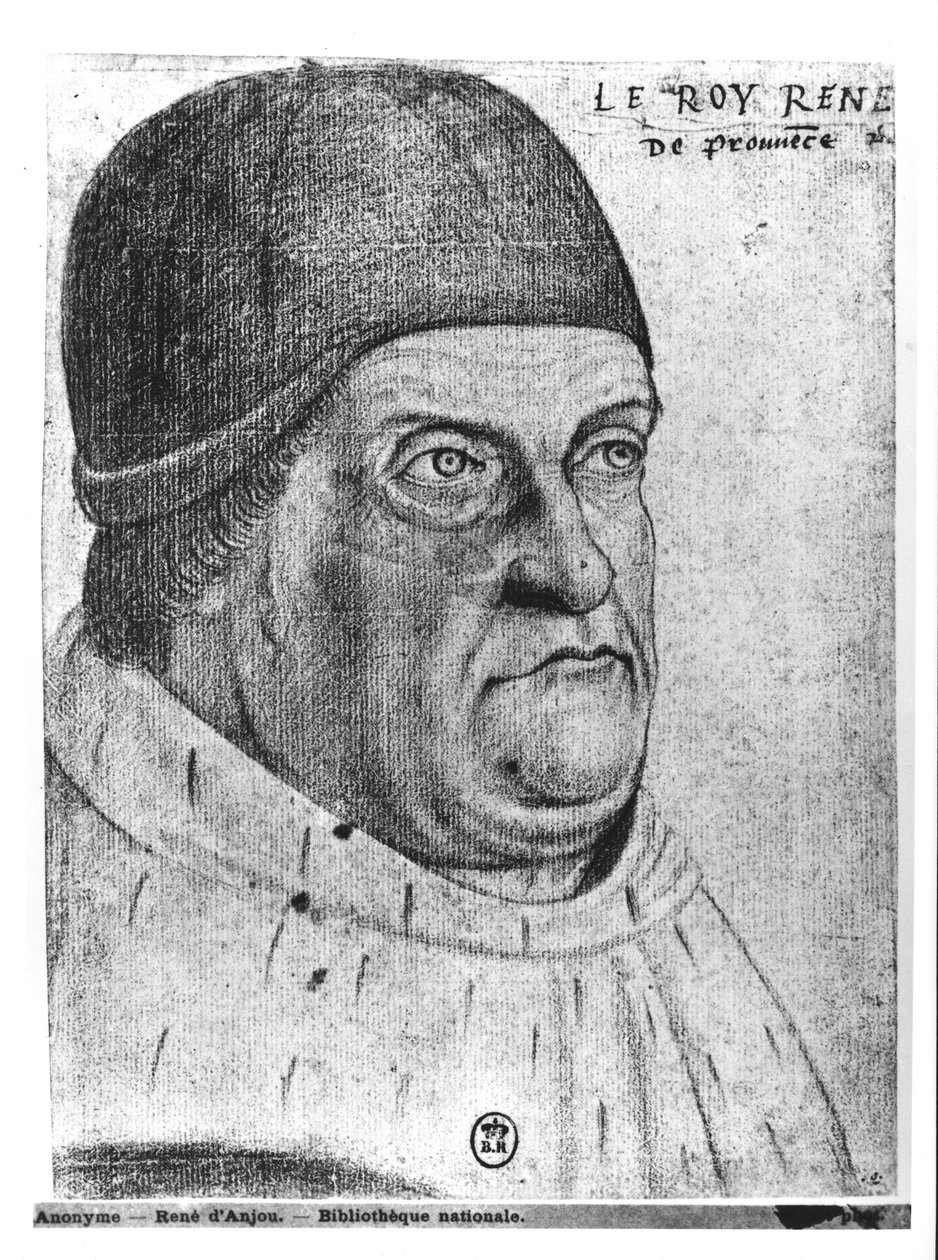 Portræt af Rene I (1409-80) hertug af Anjou af Jean de Court