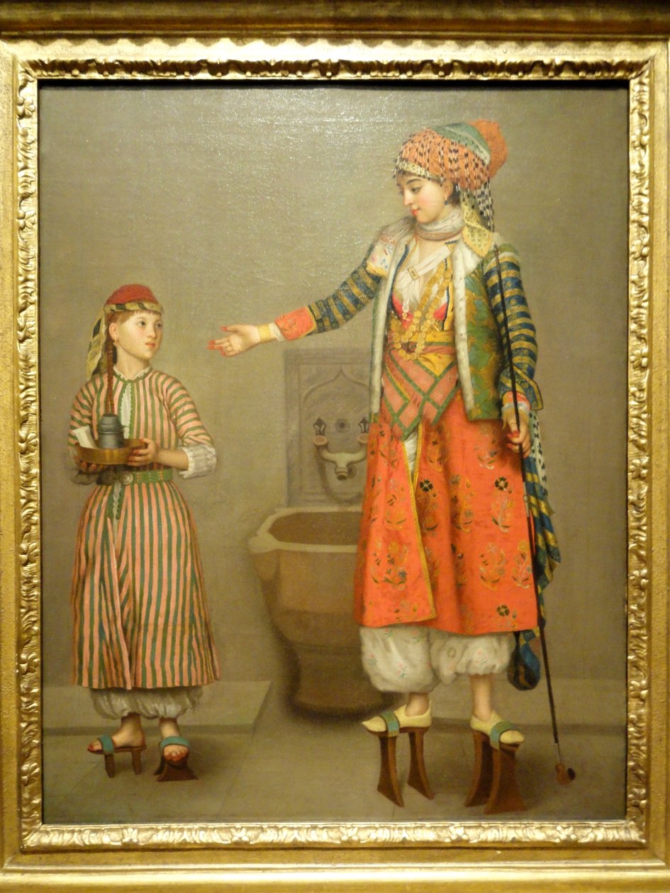 En frankisk kvinde og hendes tjener af Jean Étienne Liotard