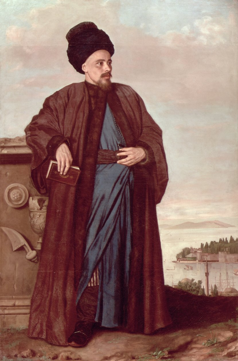 Richard Pococke i orientalsk dragt, 1738 af Jean Étienne Liotard
