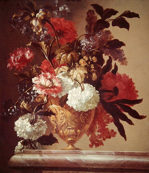Blomster i en vase (olie på lærred) af Jean Baptiste Monnoyer