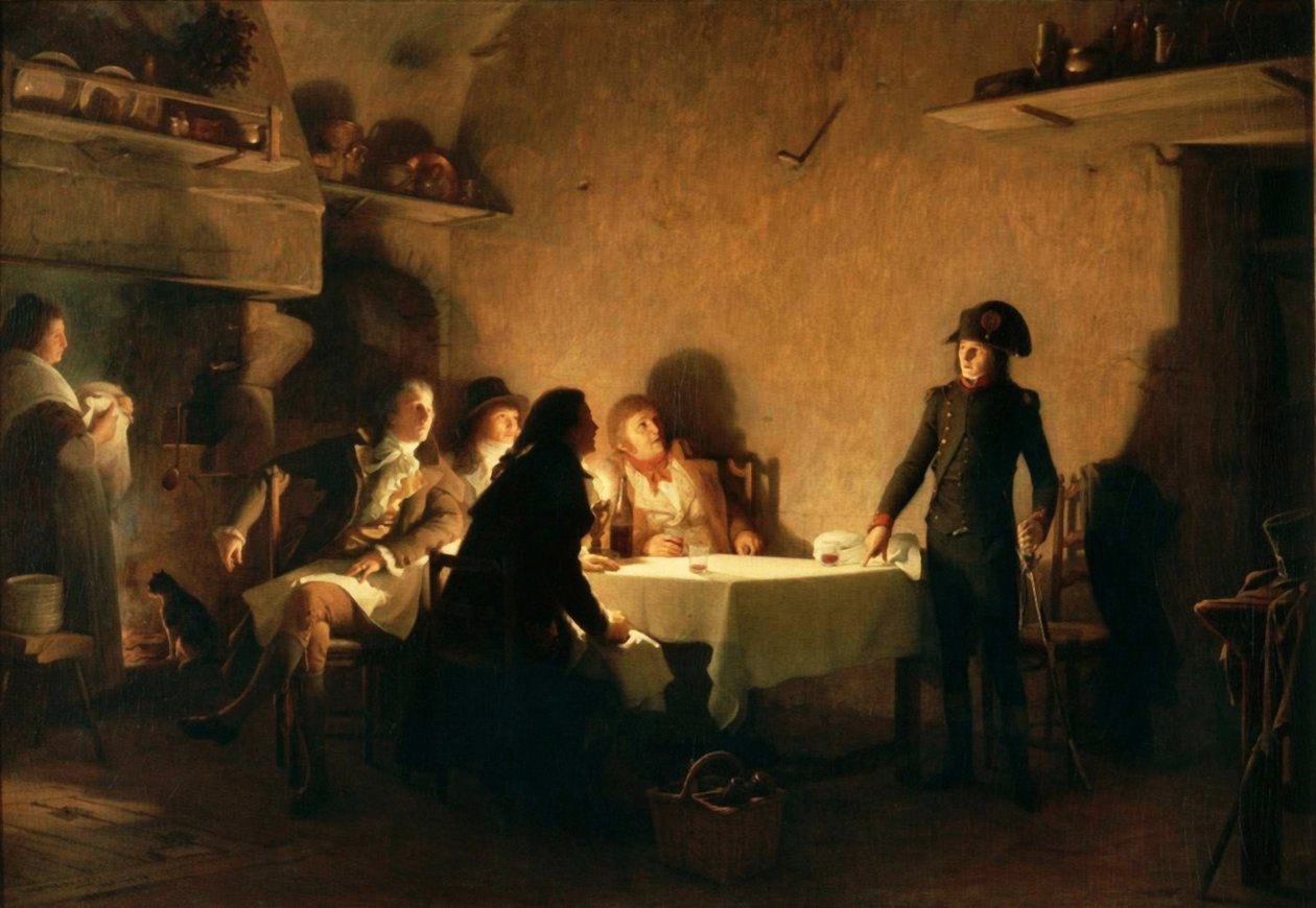 Engelsk: Nadveren i Beaucaire, 28. juli 1793.n af Jean Jules Antoine Lecomte du Nouy