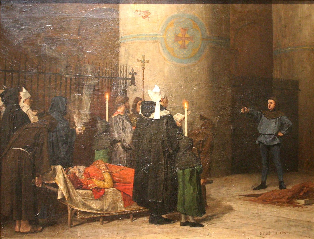 Begravelsen af ​​Vilhelm Erobreren af Jean Paul Laurens