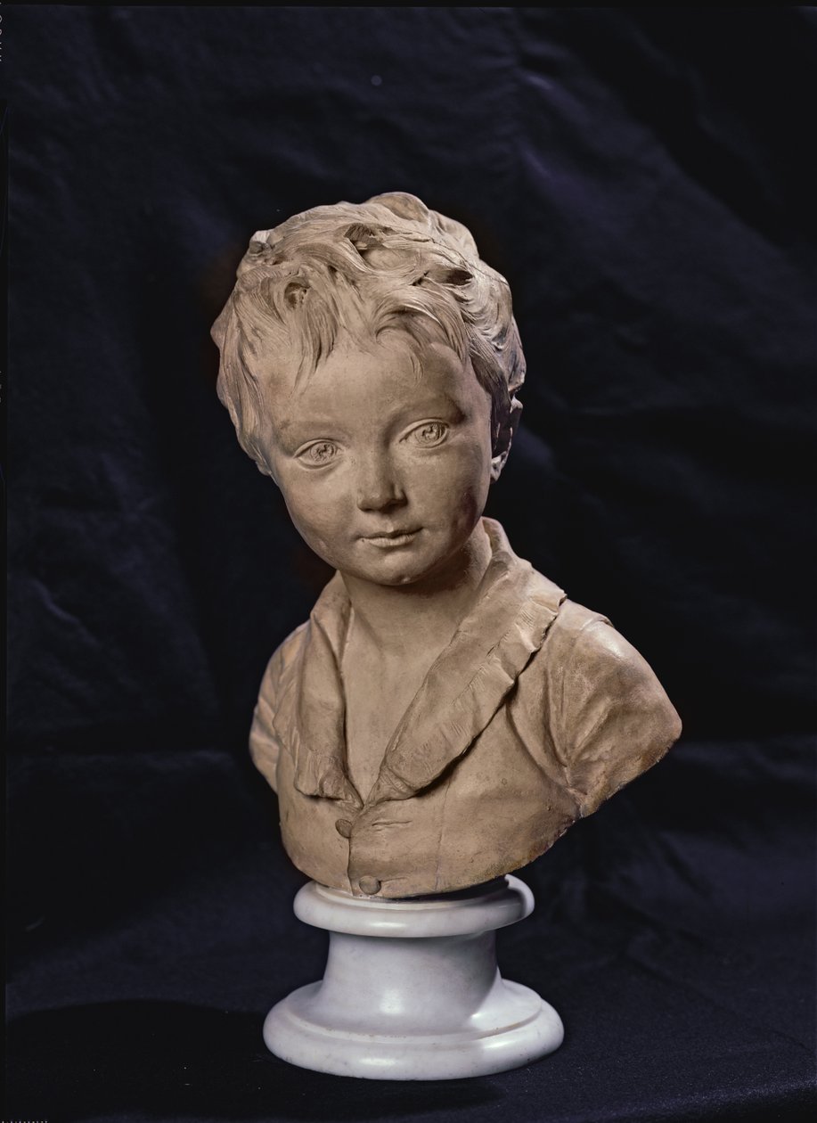 Buste af Alexandre Brongniart (1770-1847) (marmor) af Jean Antoine Houdon