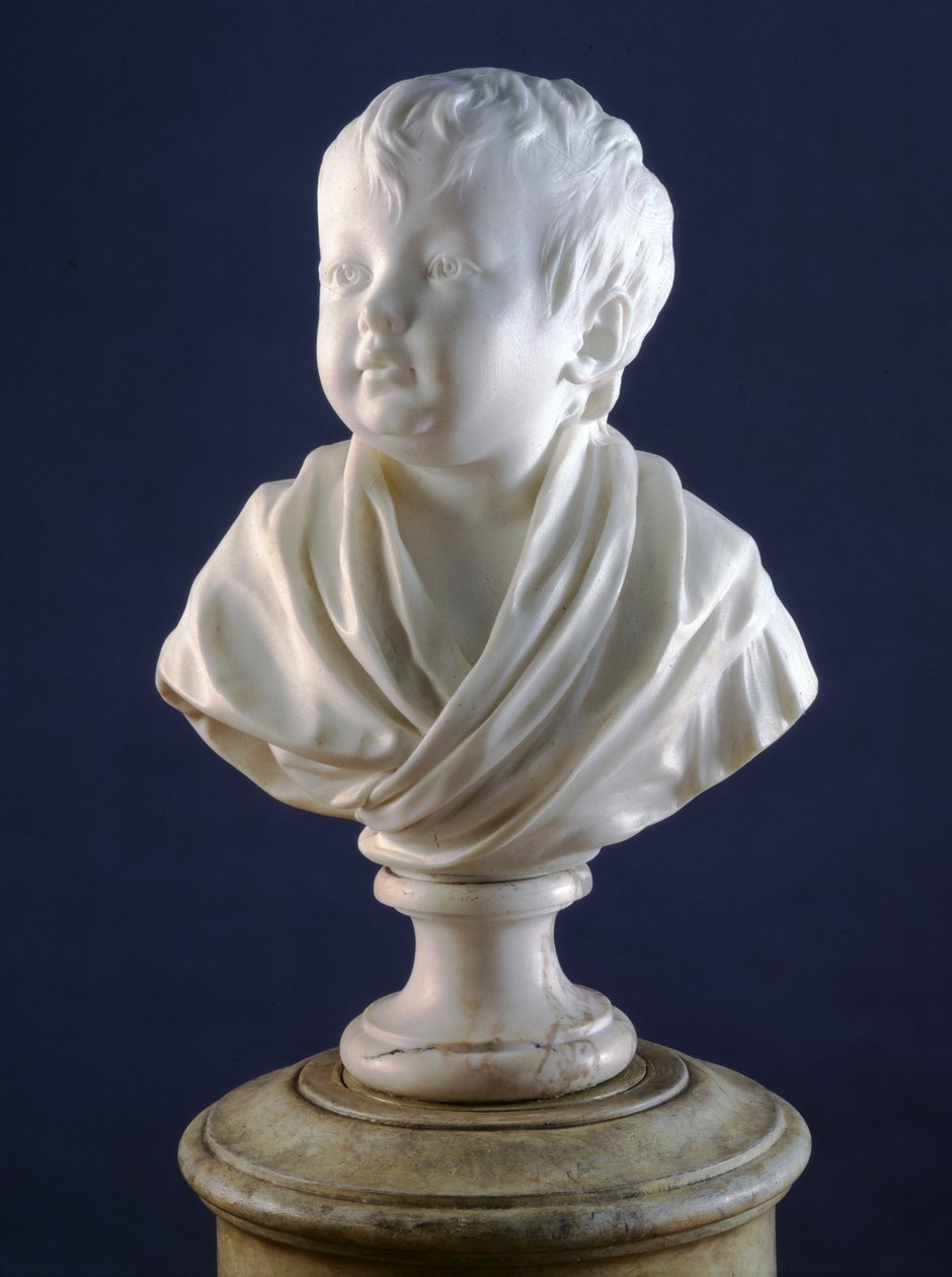 Claudine Houdon, ca. 1791 (marmor) af Jean Antoine Houdon