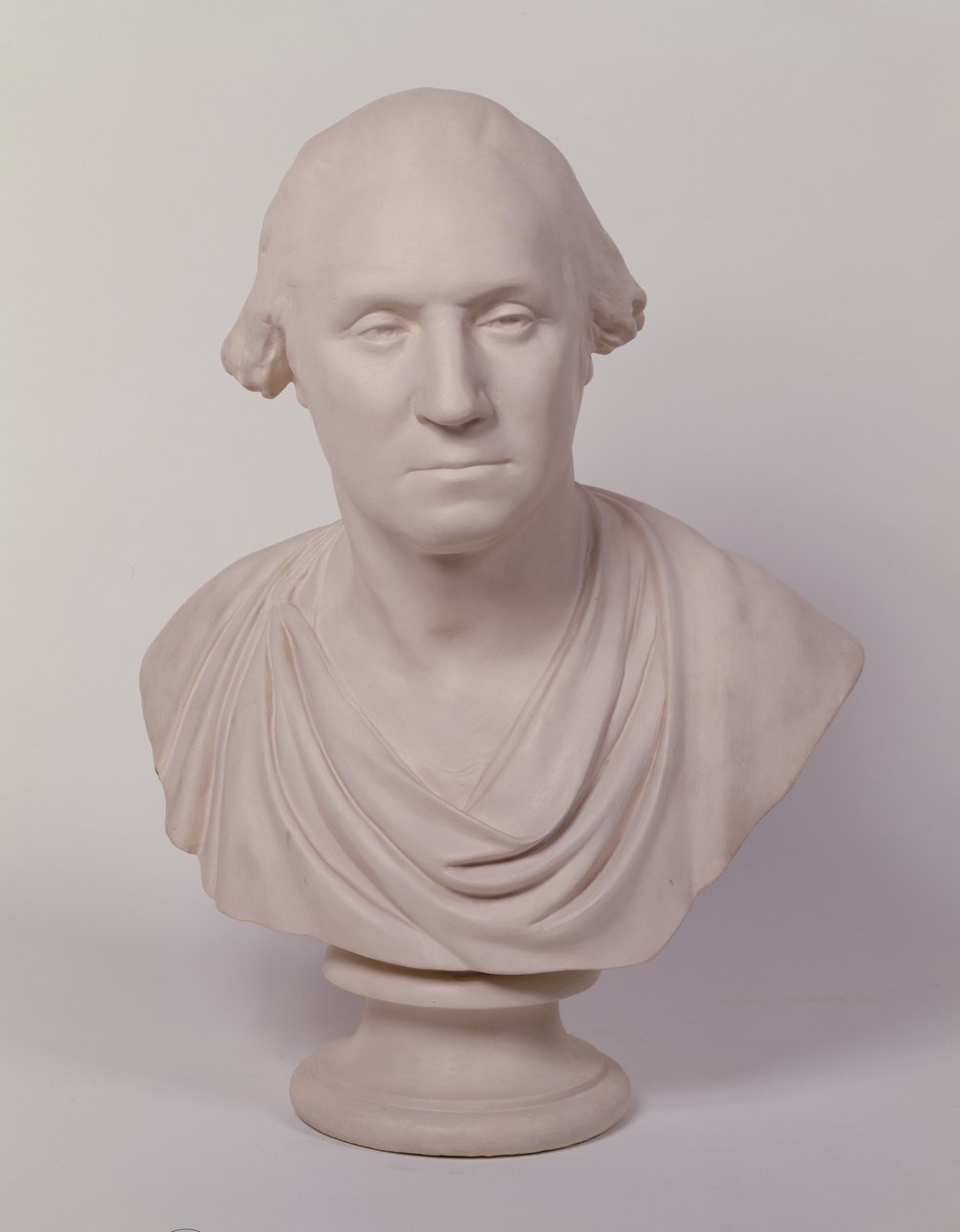 George Washington (malet gips) af Jean Antoine Houdon