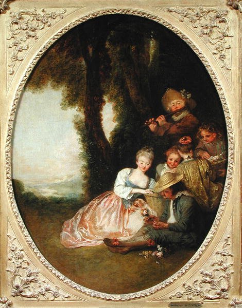 Koncert Champetre, 1715 af Jean Antoine Watteau
