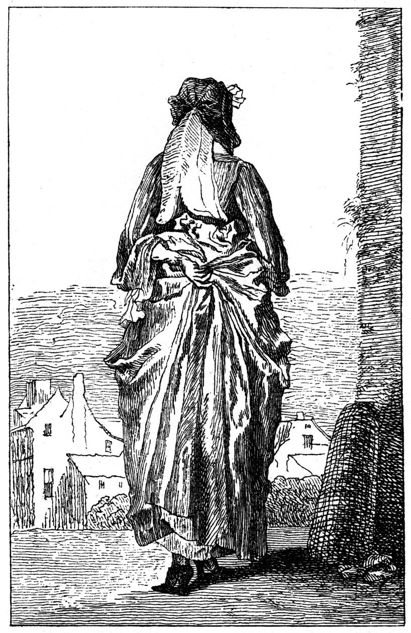 Fransk kostume, 1885. af Jean Antoine Watteau