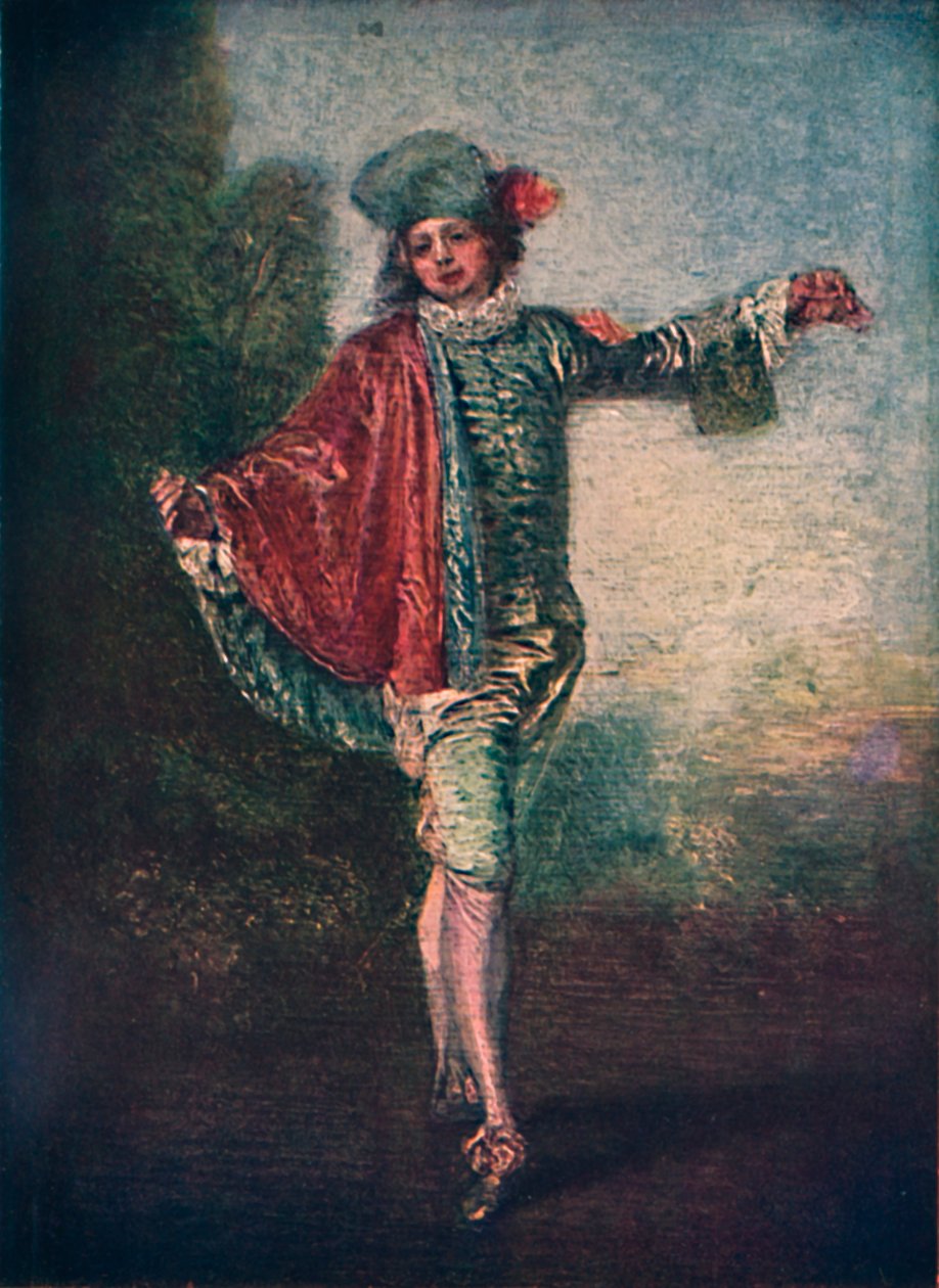 Lindifferent, c1717, 1911 af Jean Antoine Watteau