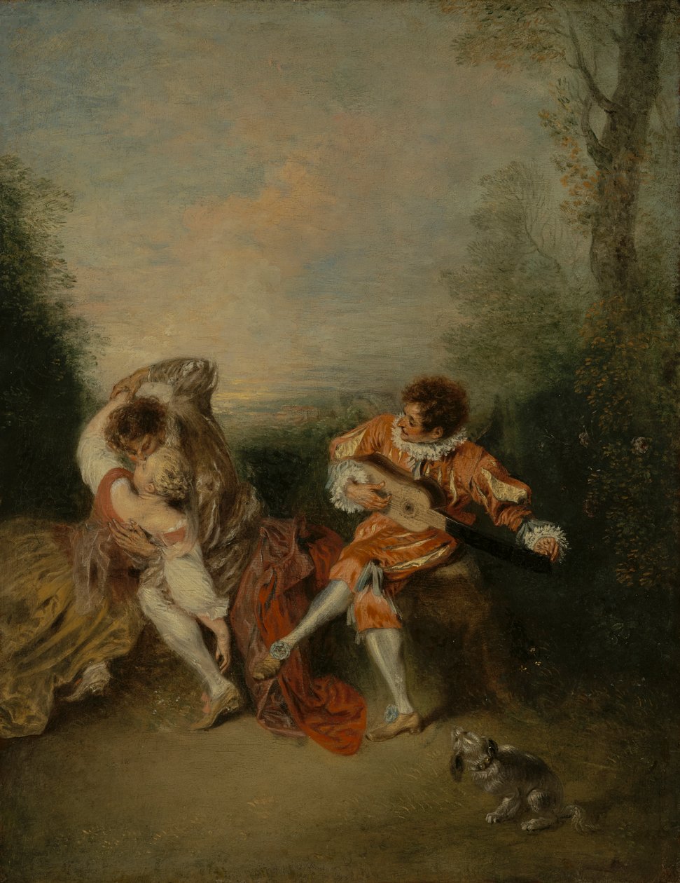 Overraskelsen af Jean Antoine Watteau