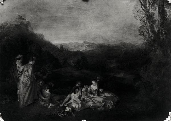 Peaceful Love, ca. 1718-19 (se også 418315) af Jean Antoine Watteau