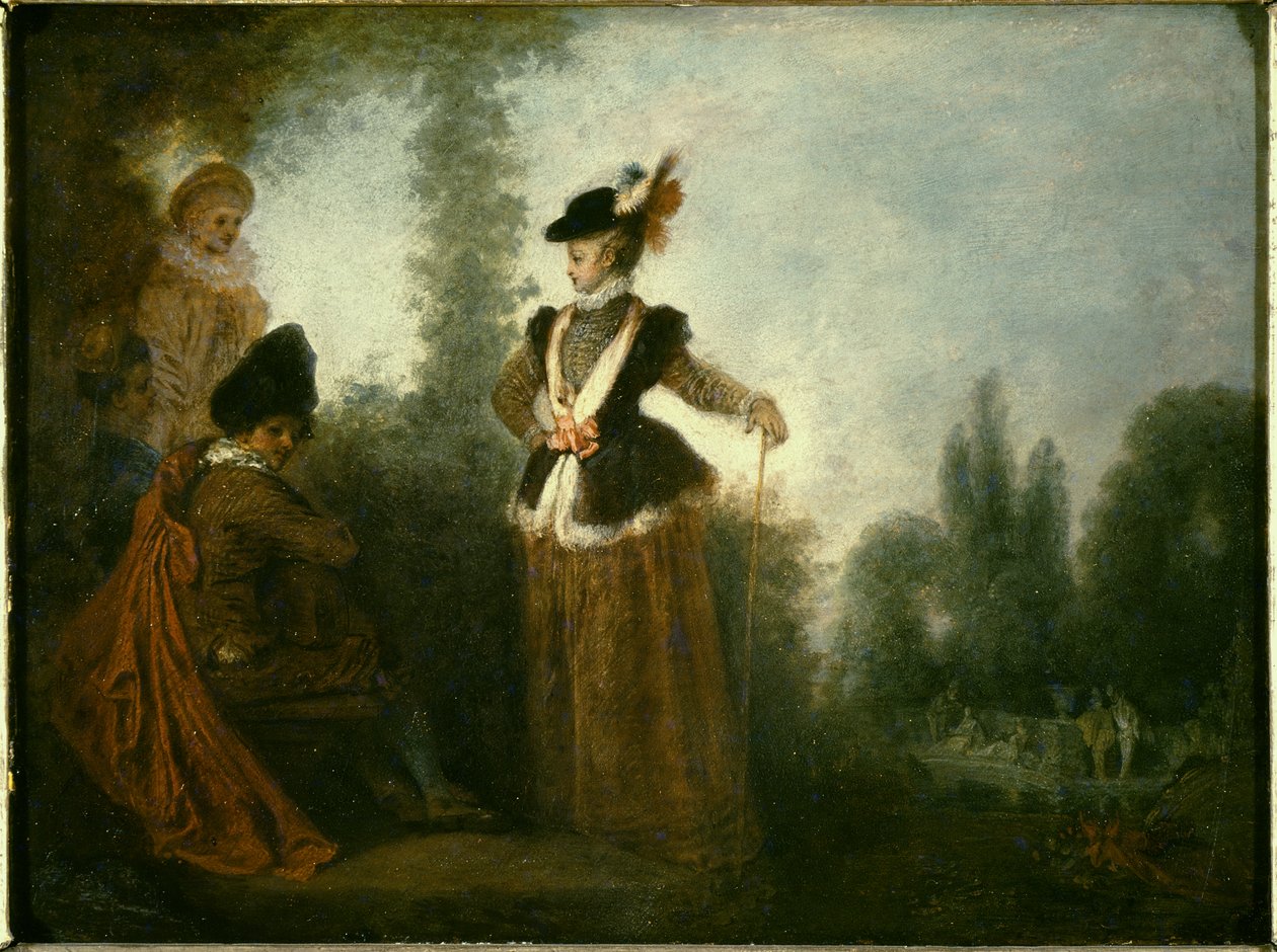 Eventyrinden, ca. 1712 af Jean Antoine Watteau