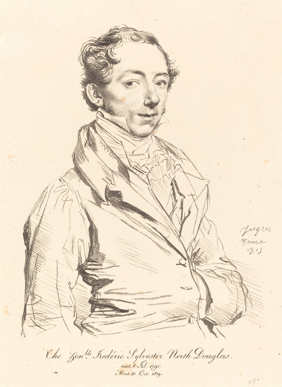 Frederic Sylvester Douglas af Jean Auguste Dominique Ingres