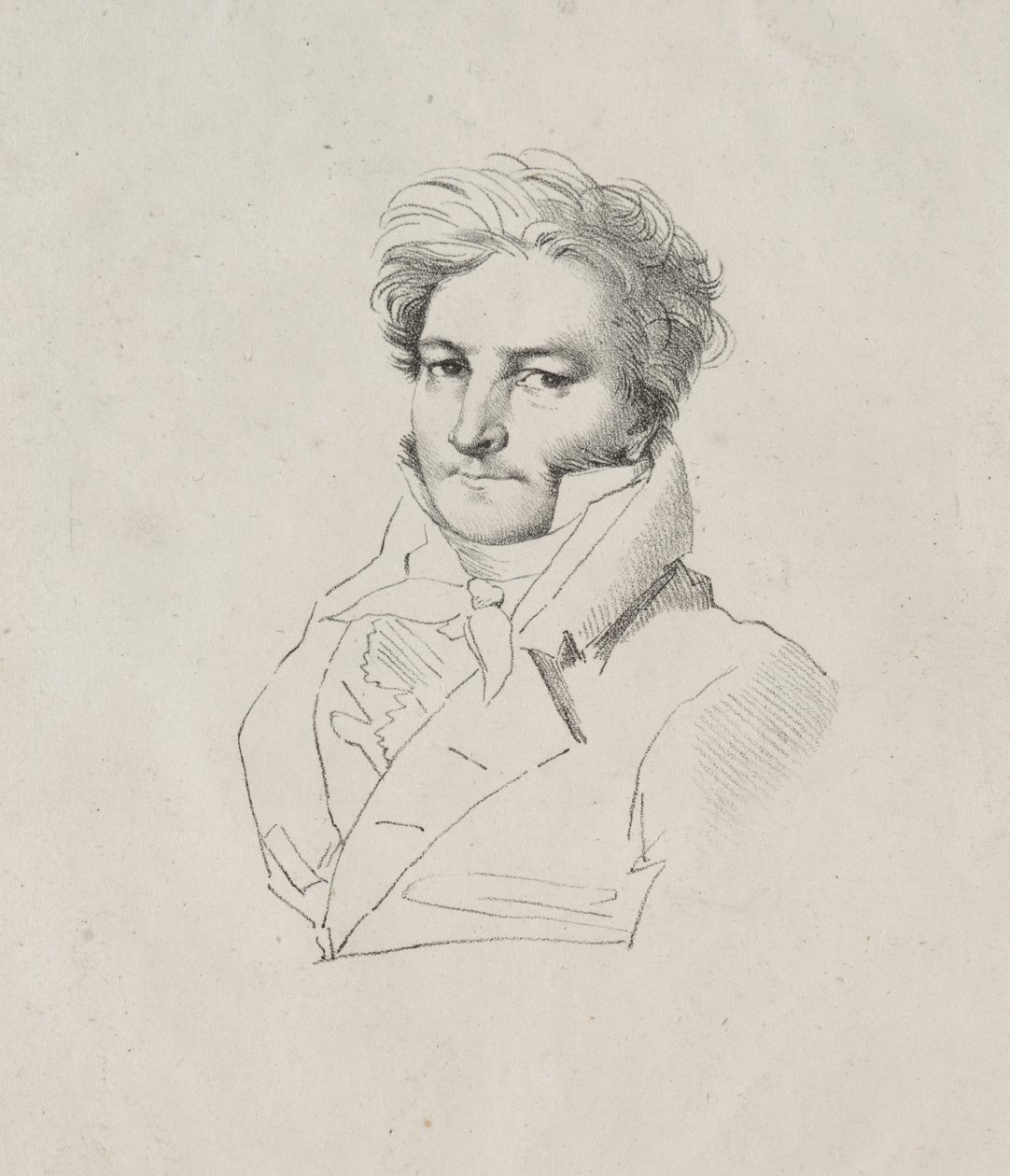 Jacques Marguet de Norvins af Jean Auguste Dominique Ingres