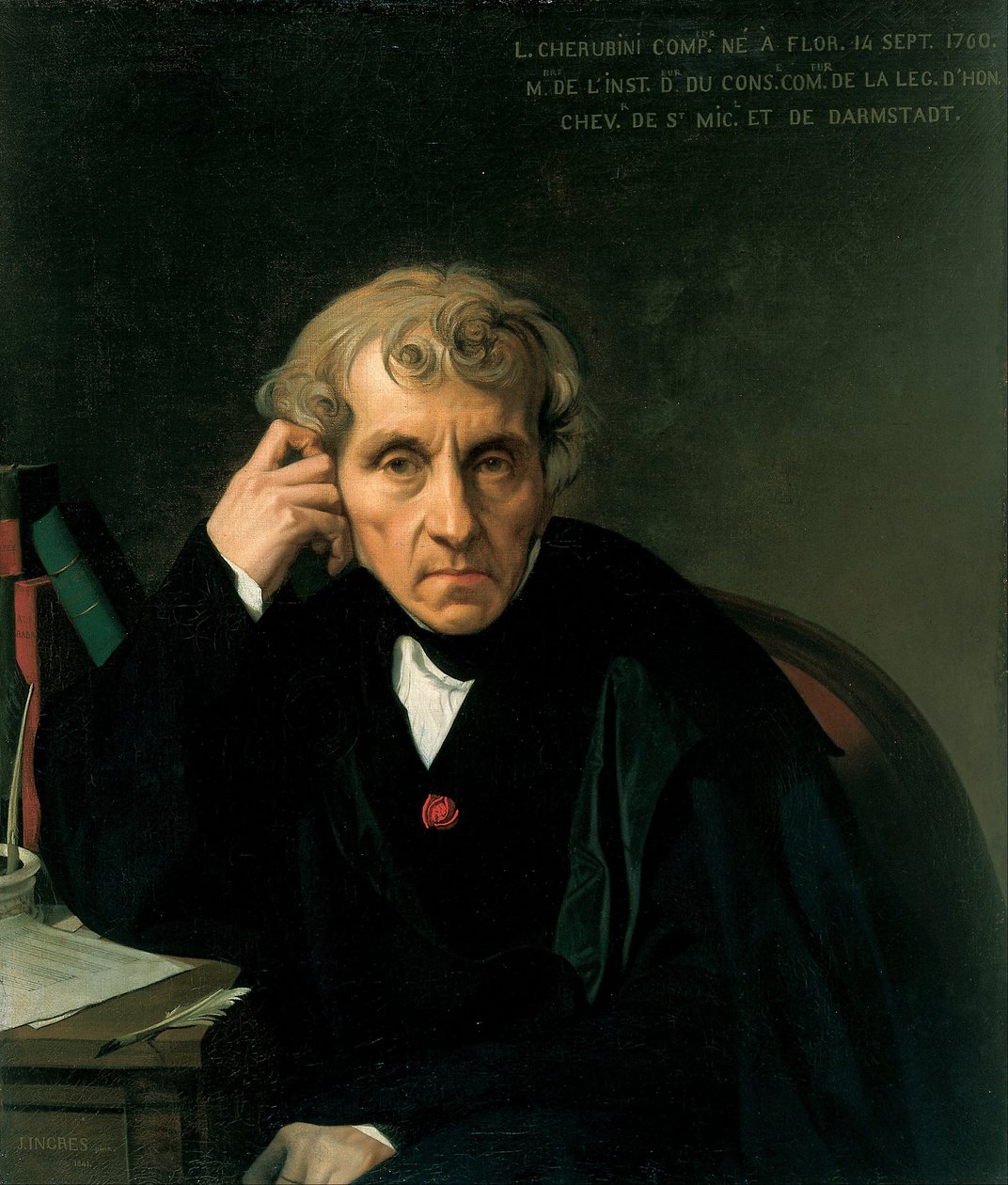 Luigi Cherubini af Jean Auguste Dominique Ingres