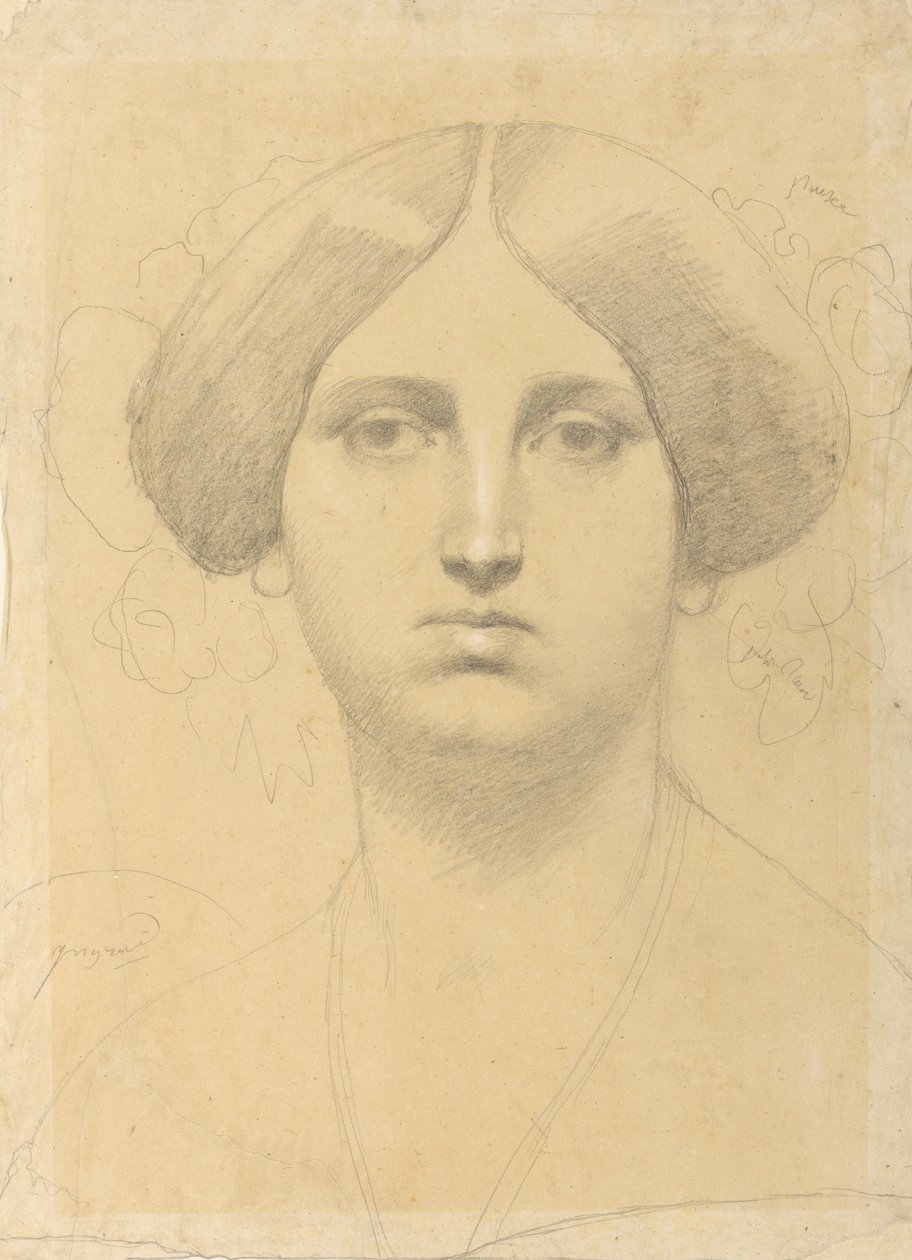 Fru Moitessier af Jean Auguste Dominique Ingres