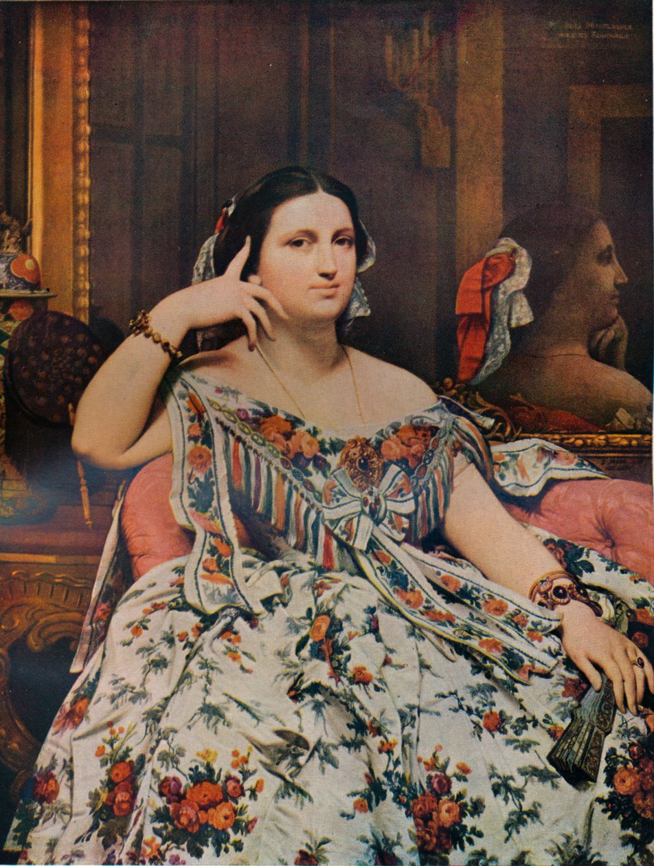 Madame Moitessier, 1856, 1936 af Jean Auguste Dominique Ingres