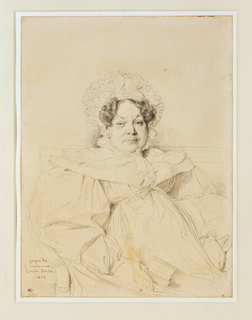 Louis-Francois Bertin ... af Jean Auguste Dominique Ingres