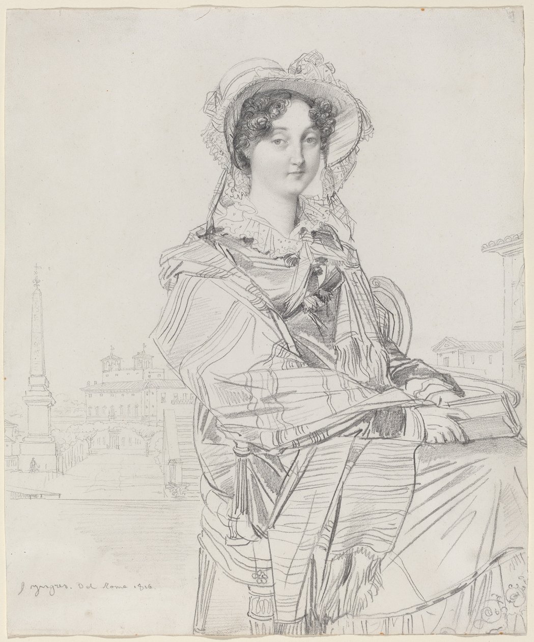 mars. Charles Badham af Jean Auguste Dominique Ingres