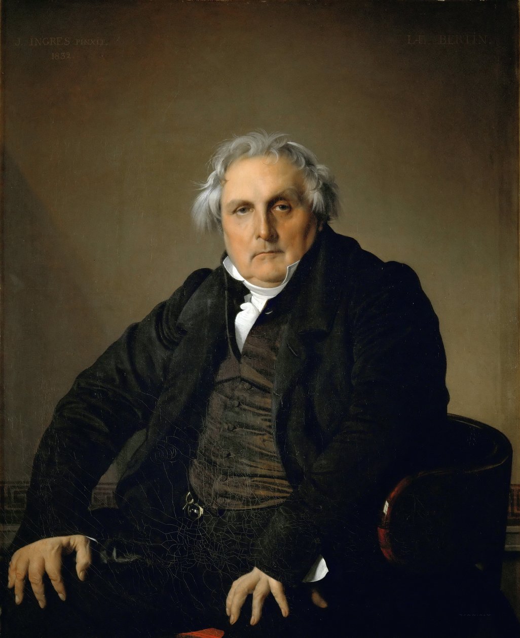 Portræt af Monsieur Bertin af Jean Auguste Dominique Ingres